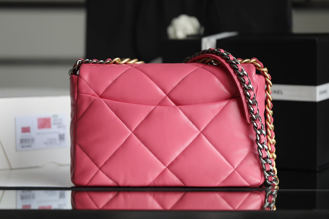 Chanel 19 Flap Bag Medium Pink - 30cm