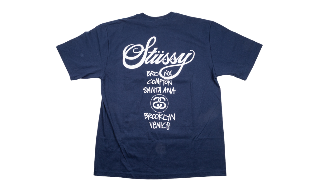 World Tour Tee "Navy" STUS308
