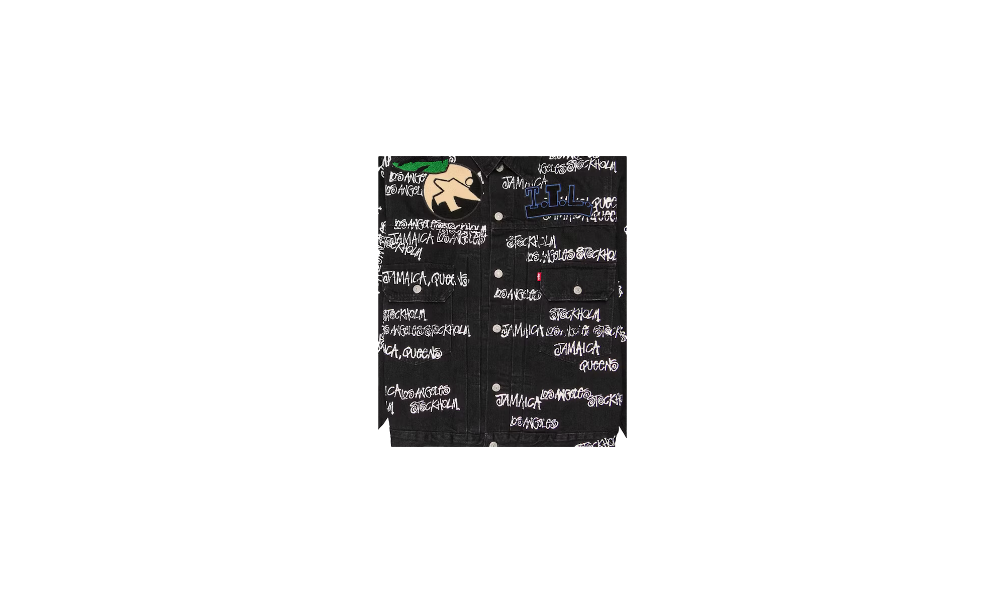 Stussy x Denim Tears x Our Legacy TTL Denim Jacket "Black" DT188