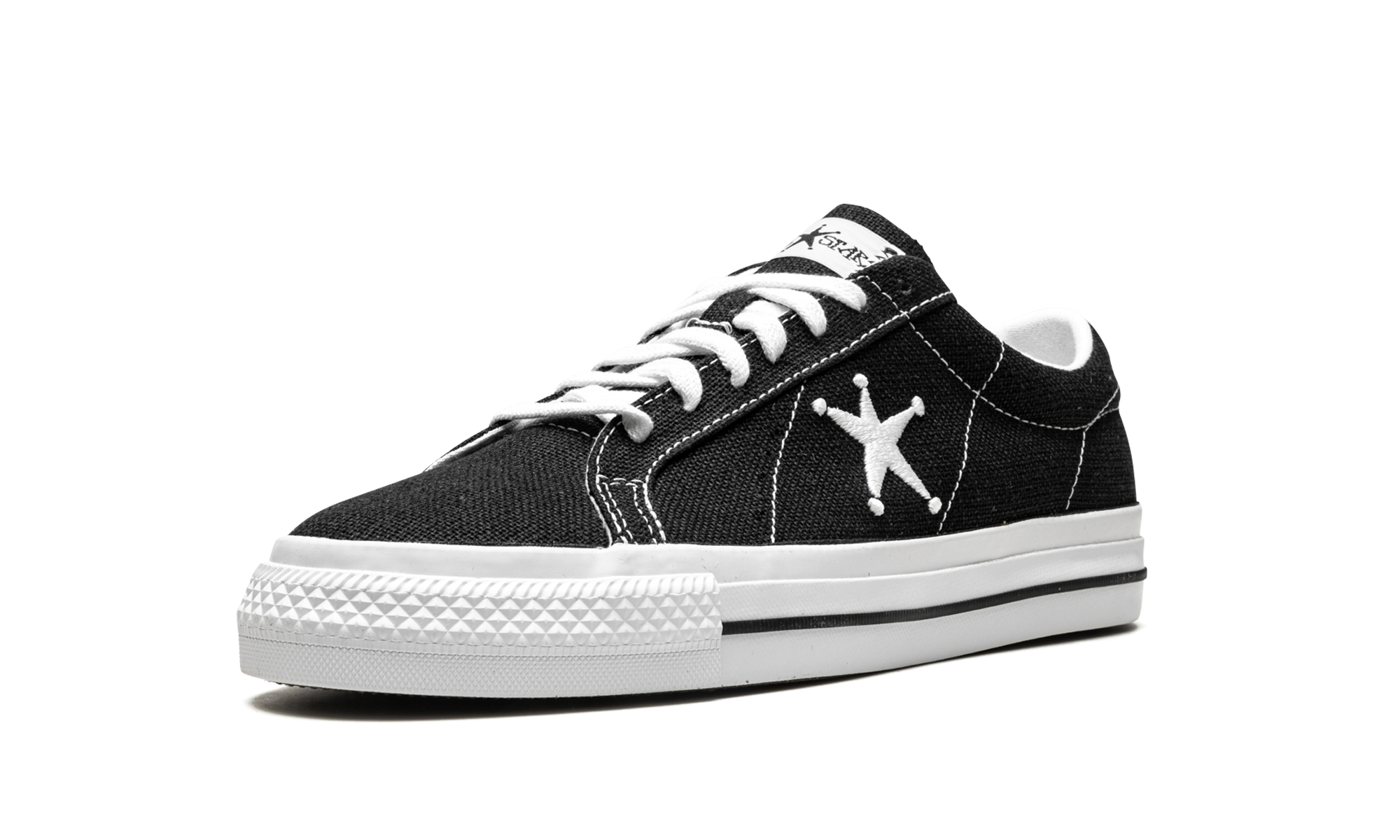STUSSY X ONE STAR OX LOW "Black" 173120C