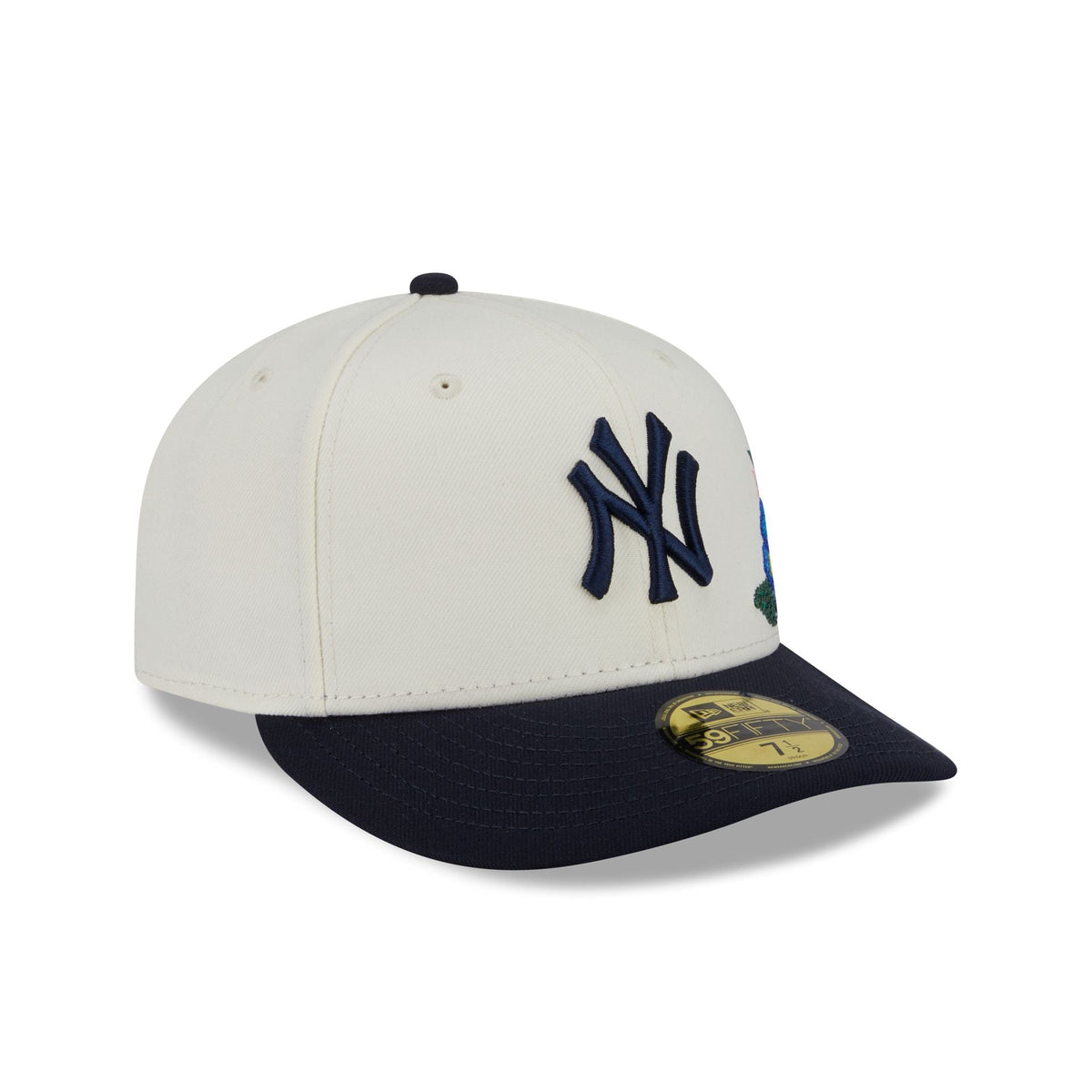 New York Yankees Tonal Florals White 59FIFTY Fitted Hat