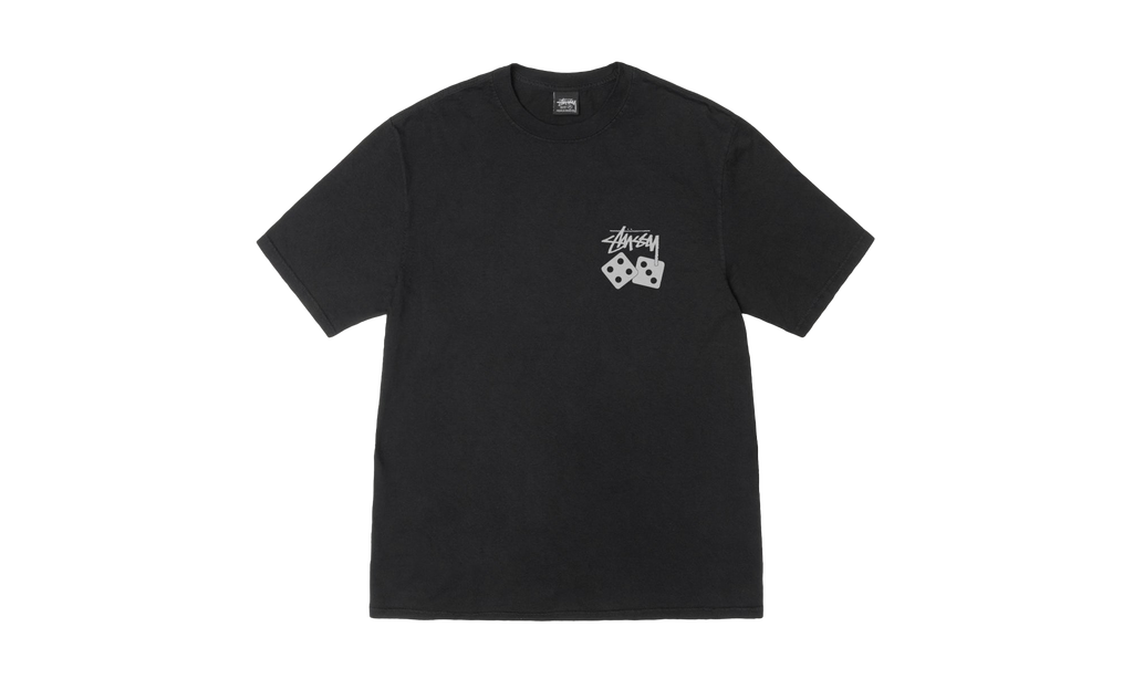 DICE TEE PIGMENT DYED "Black" STUS13