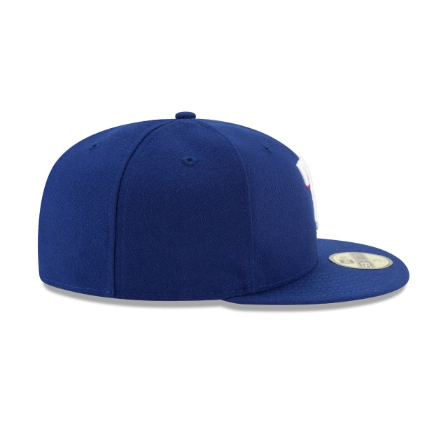 Texas Rangers Authentic Collection 59FIFTY Fitted Hat