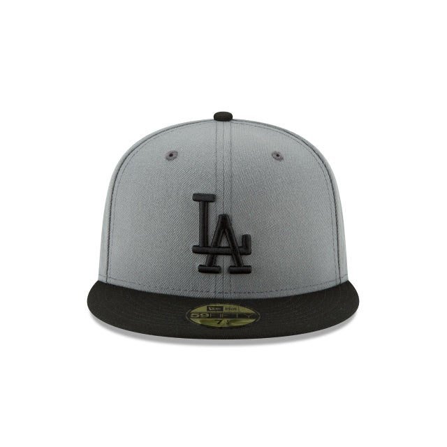 Los Angeles Dodgers Storm Gray Basic 59FIFTY Fitted Hat