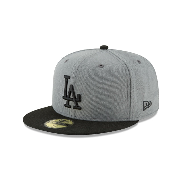 Los Angeles Dodgers Storm Gray Basic 59FIFTY Fitted Hat
