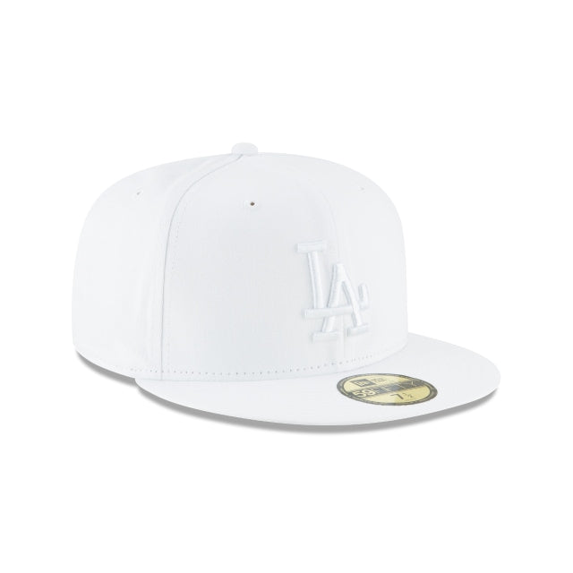 Los Angeles Dodgers Whiteout Basic 59FIFTY Fitted Hat