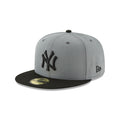 New York Yankees Storm Gray Basic 59FIFTY Fitted Hat