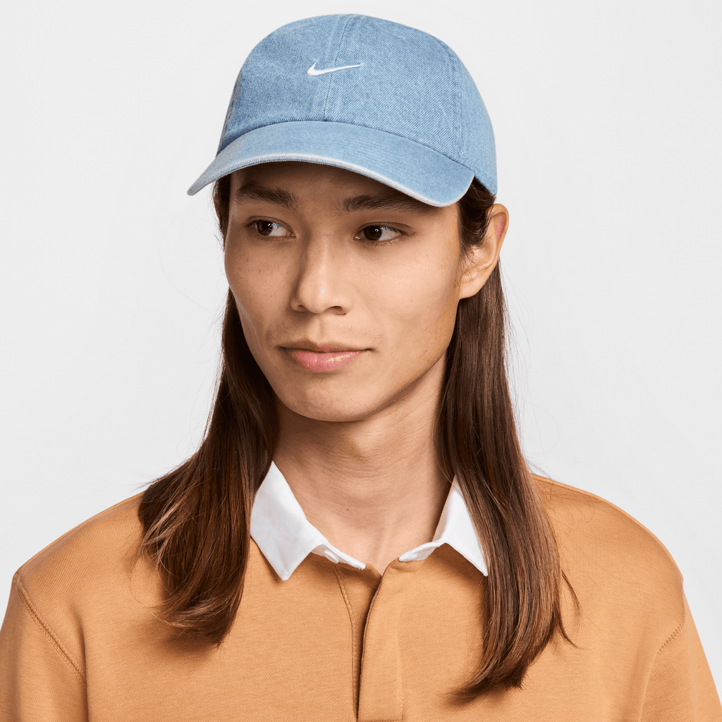 Nike Club Unstructured Denim Cap 'Aegean Storm/White'