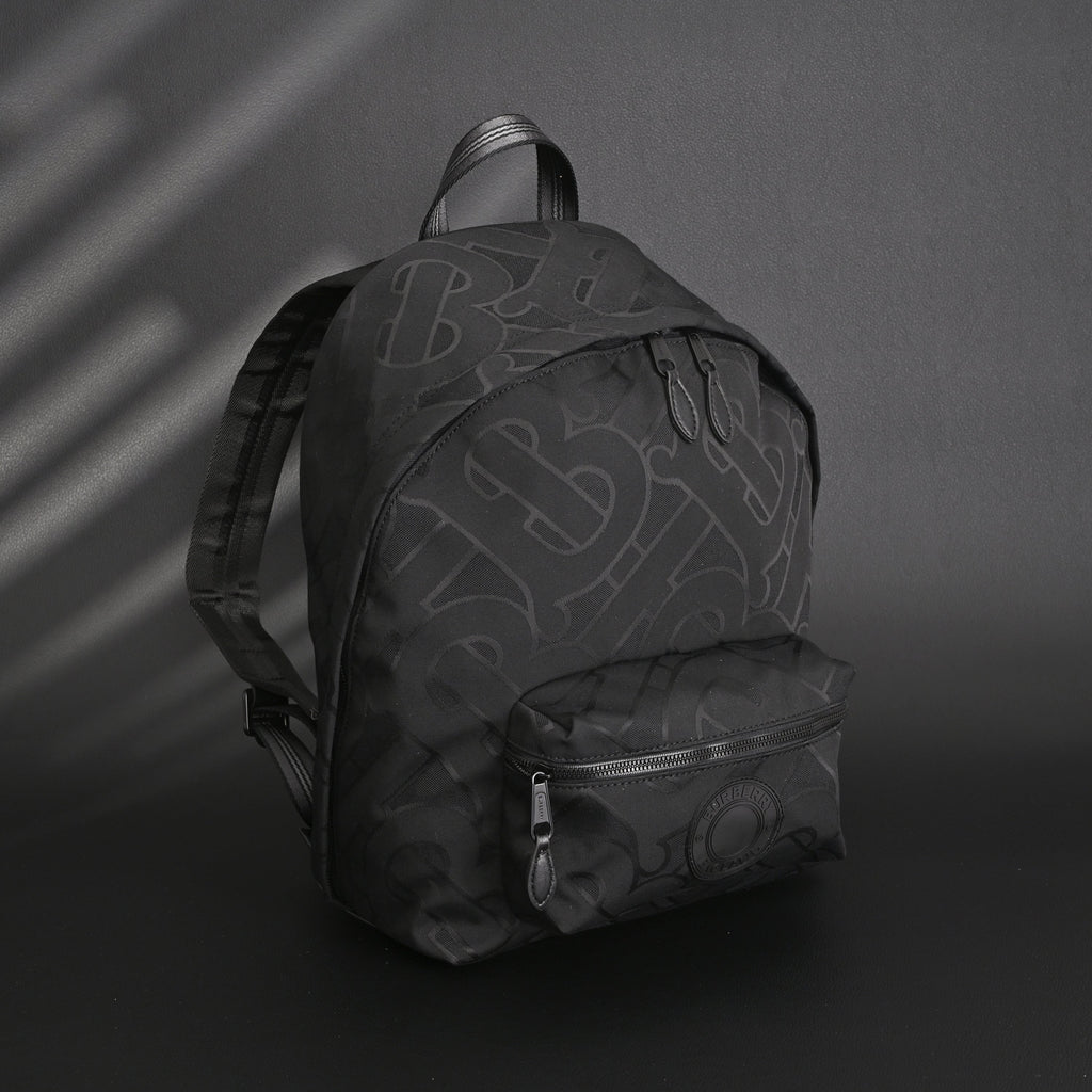 Burberry Monogram Black Nylon Backpack