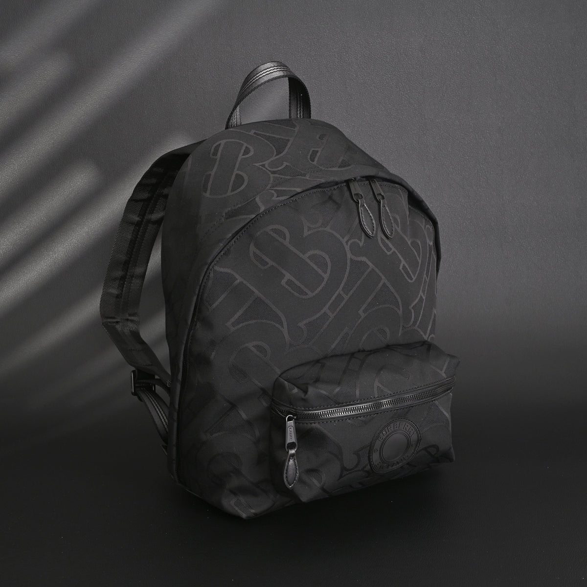 Burberry Monogram Black Nylon Backpack