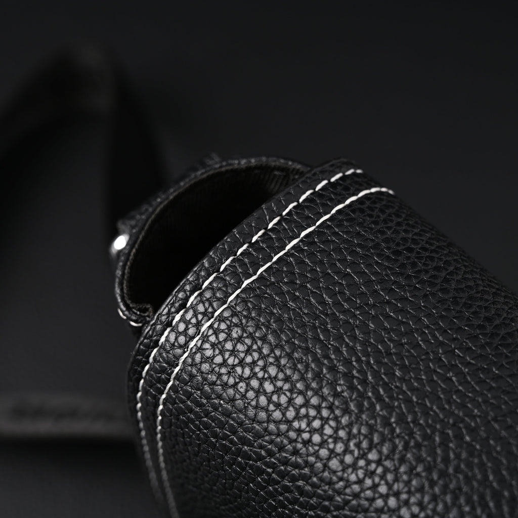 Dior Saddle Crossbody Bag – Black Grained Calfskin with Silver-Tone Hardware