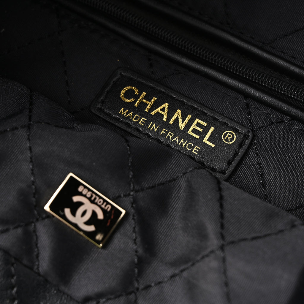 Chanel 19 Flap Bag – Black Quilted Lambskin with Gold & Ruthenium Hardware