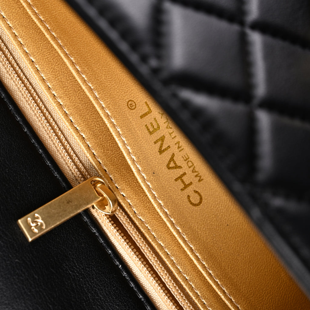 Chanel Classic Flap Mini Bag – Black Quilted Lambskin with Gold-Tone Hardware