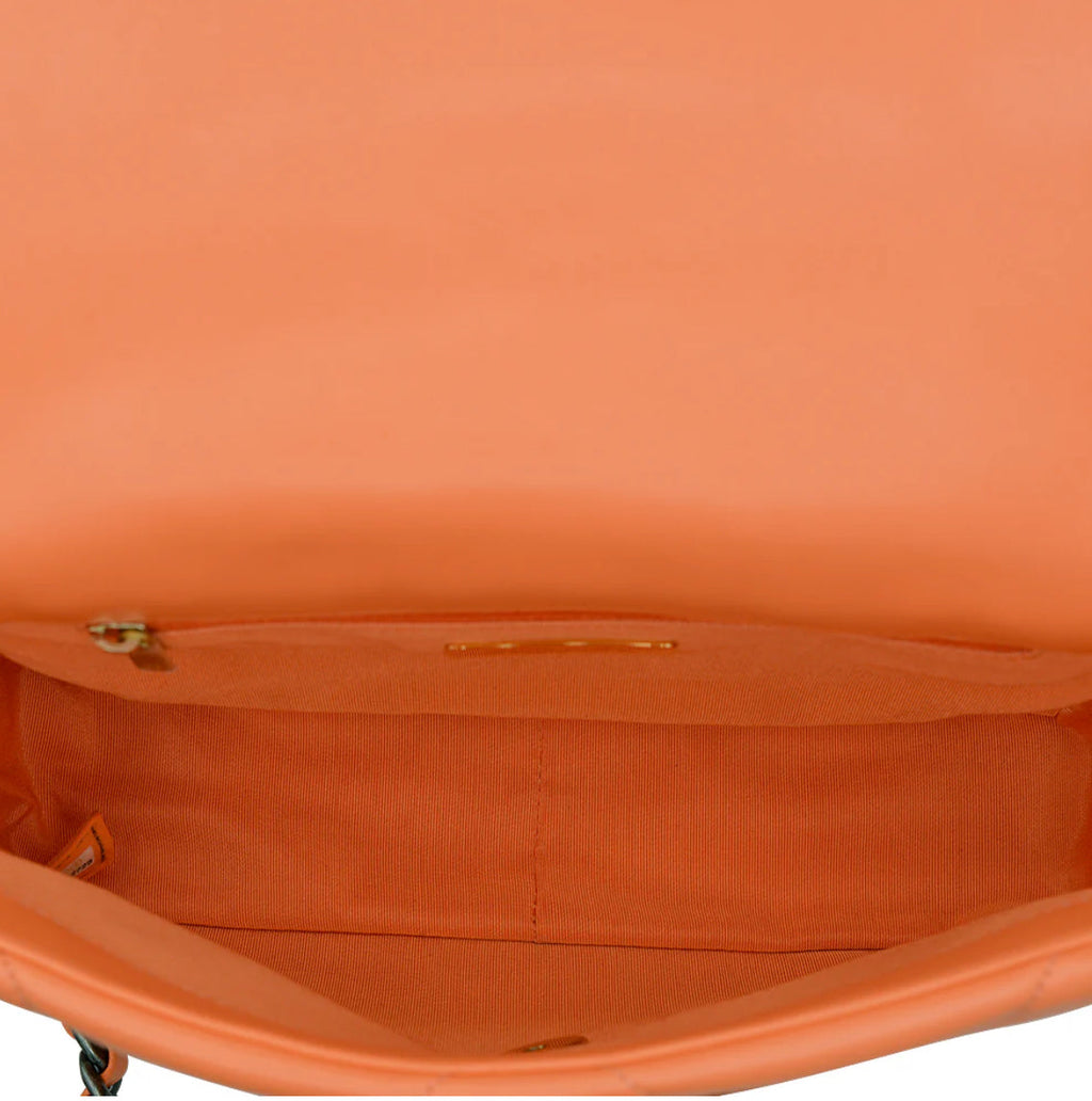 CHANEL 19 Flap Bag orange