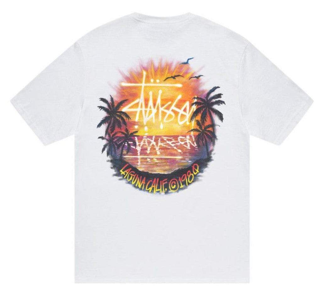 Stussy Laguna Beach Tee White