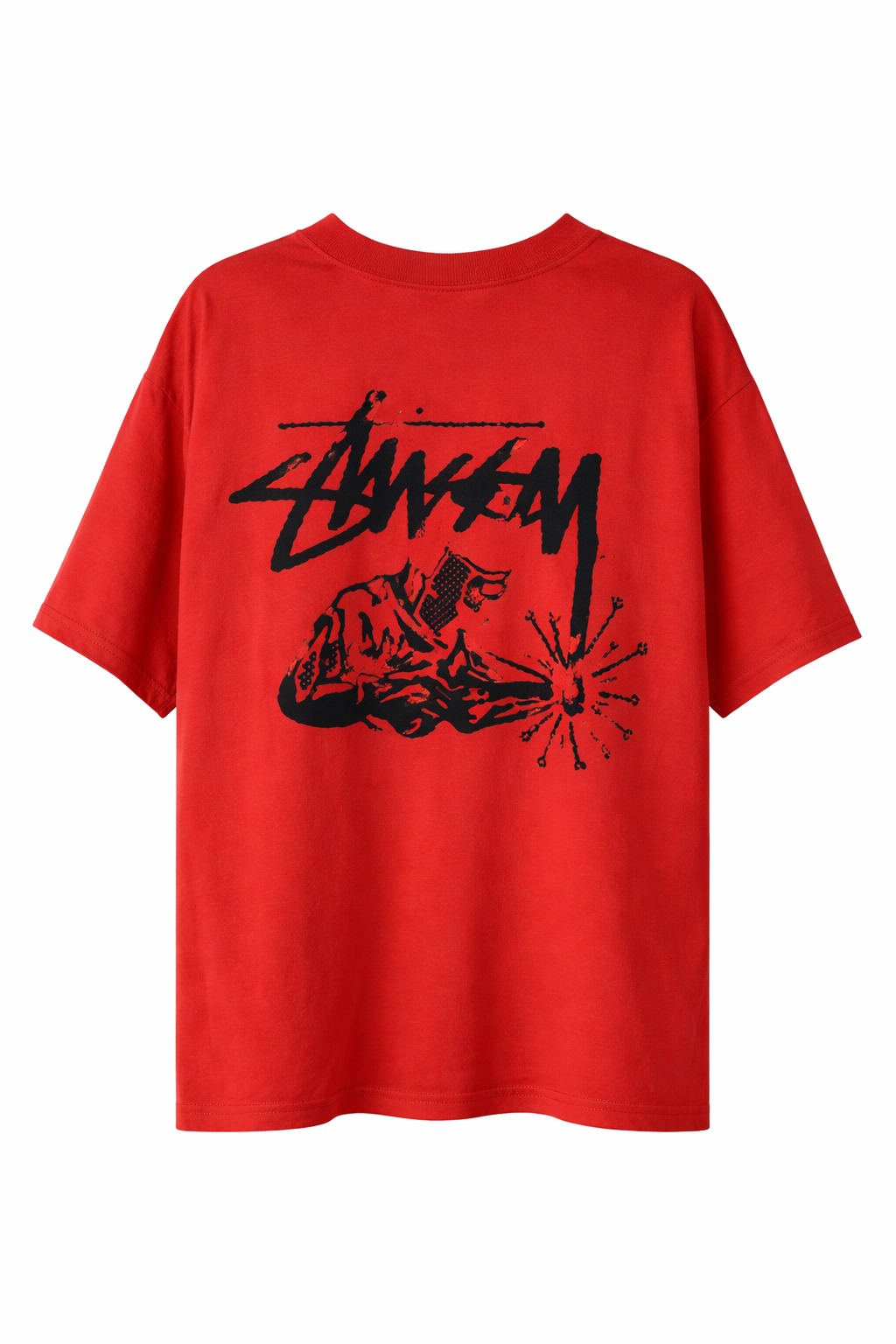 Stussy Built Tough Worker Tee Red