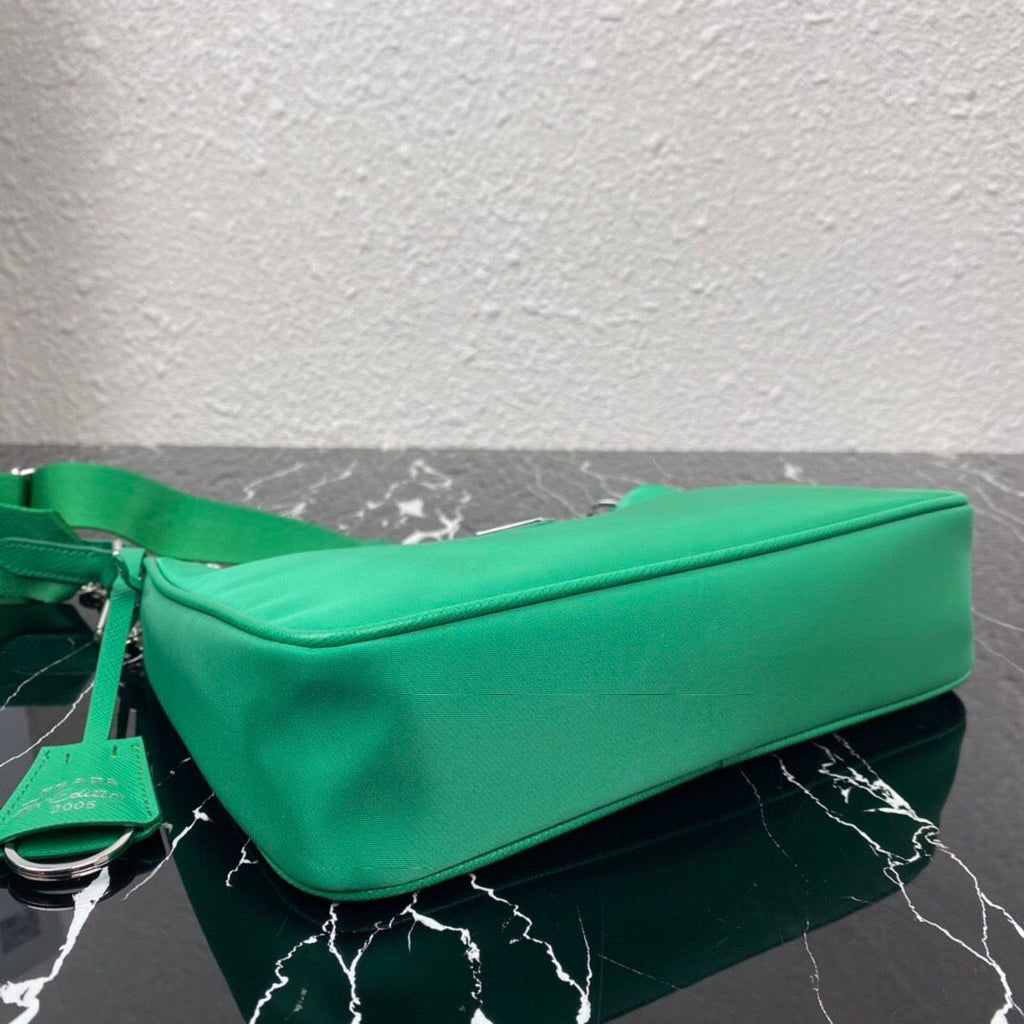 Prada Re-Edition 2005 Nylon Bag mint green