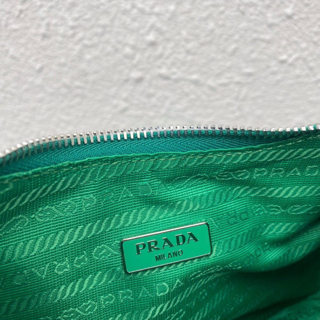 Prada Re-Edition 2005 Nylon Bag mint green