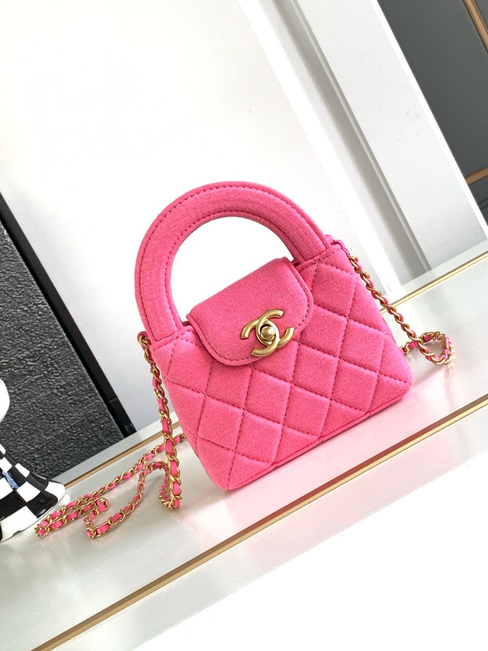 Chanel Mini Nano jersey kelly