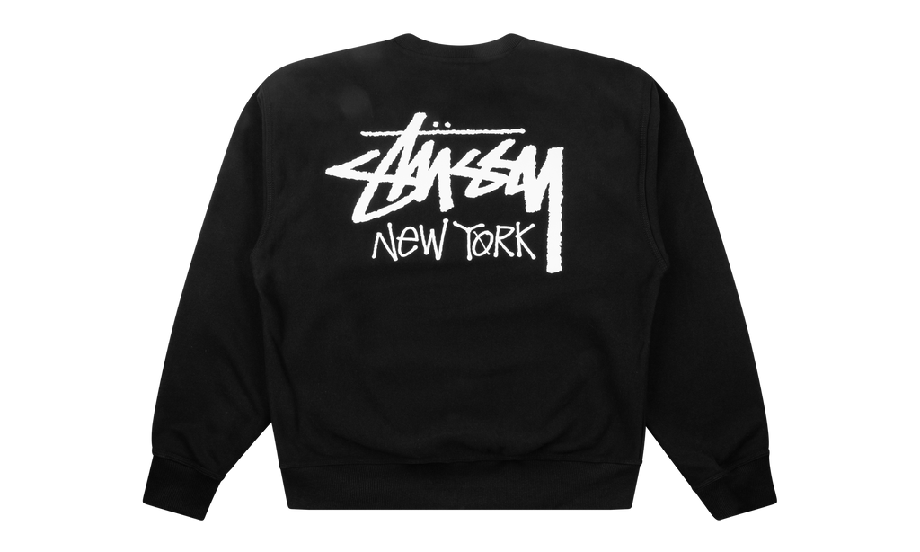 Basic Crewneck "New York Exclusive - Black" STUS09