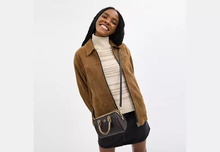 Mini Rowan Crossbody Bag Signature Canvas