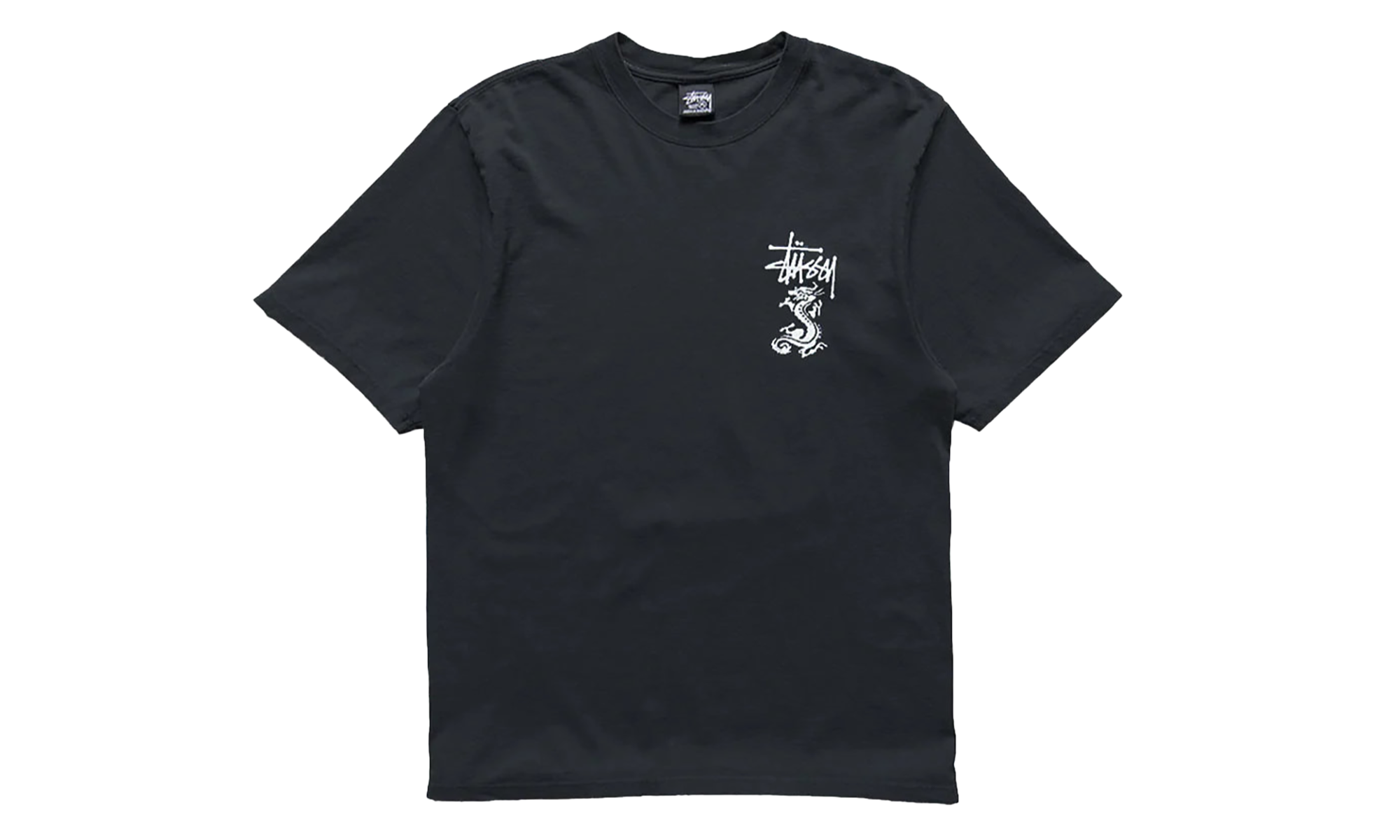 Double Dragon Pigment Dyed Tee "Black" STUS50