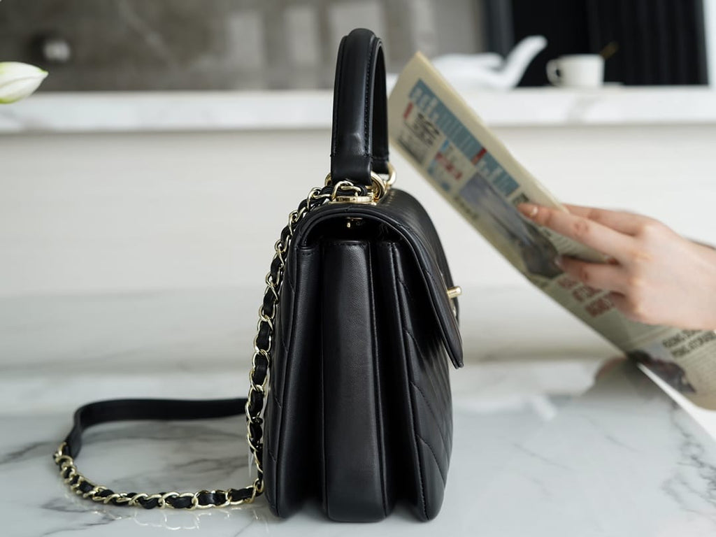 CHANEL Trendy CC25 Pre-Owned medium Chevron Trendy handbag  25cm