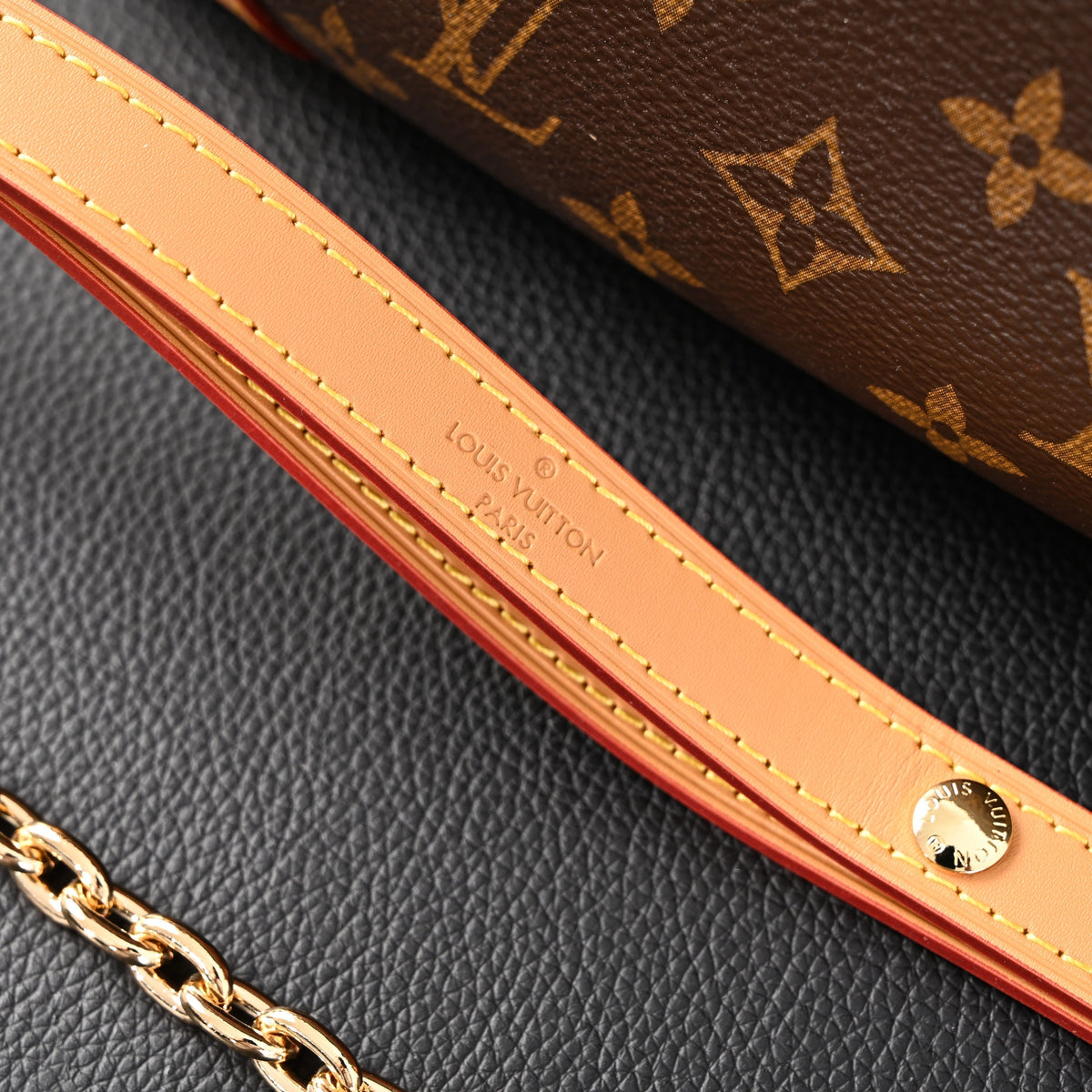 Louis Vuitton Boulogne Monogram Canvas Shoulder Bag – Classic Brown with Vachetta Leather Trim (M45832)