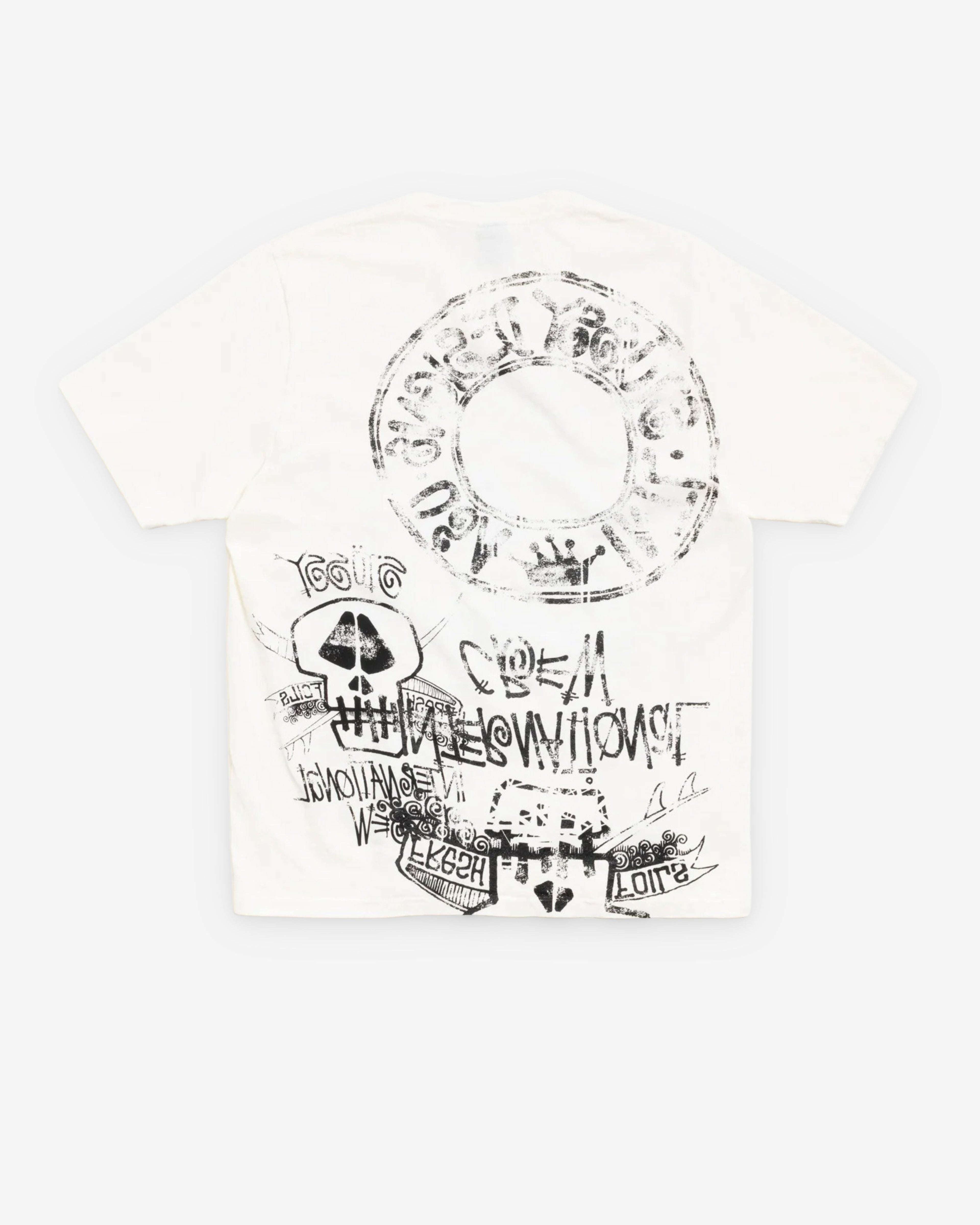 Stüssy - Men's Skulls Pigment Dyed Tee - (Natural)