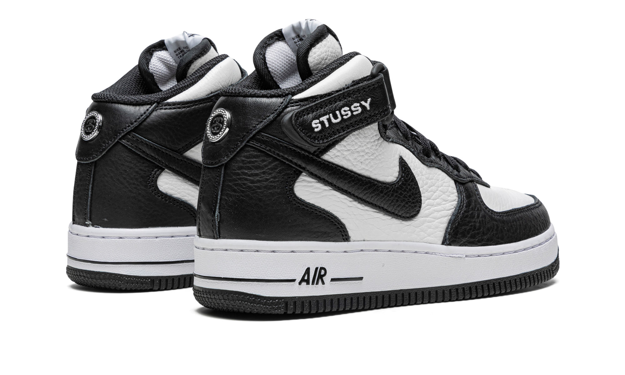 Air Force 1 Mid "Stussy - Light Bone Black" DJ7840 002