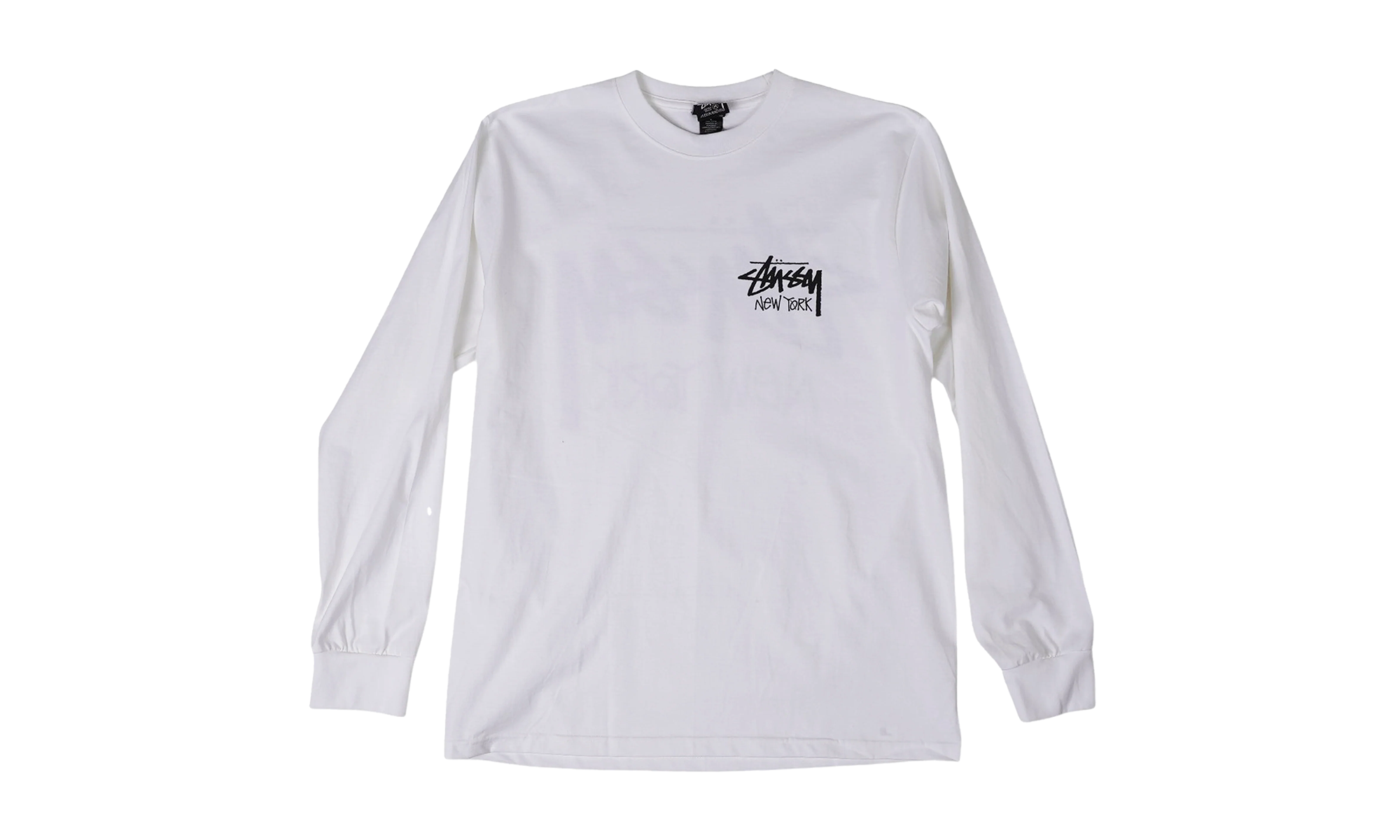 Longsleeve Tee "New York Exclusive - White" STUS11