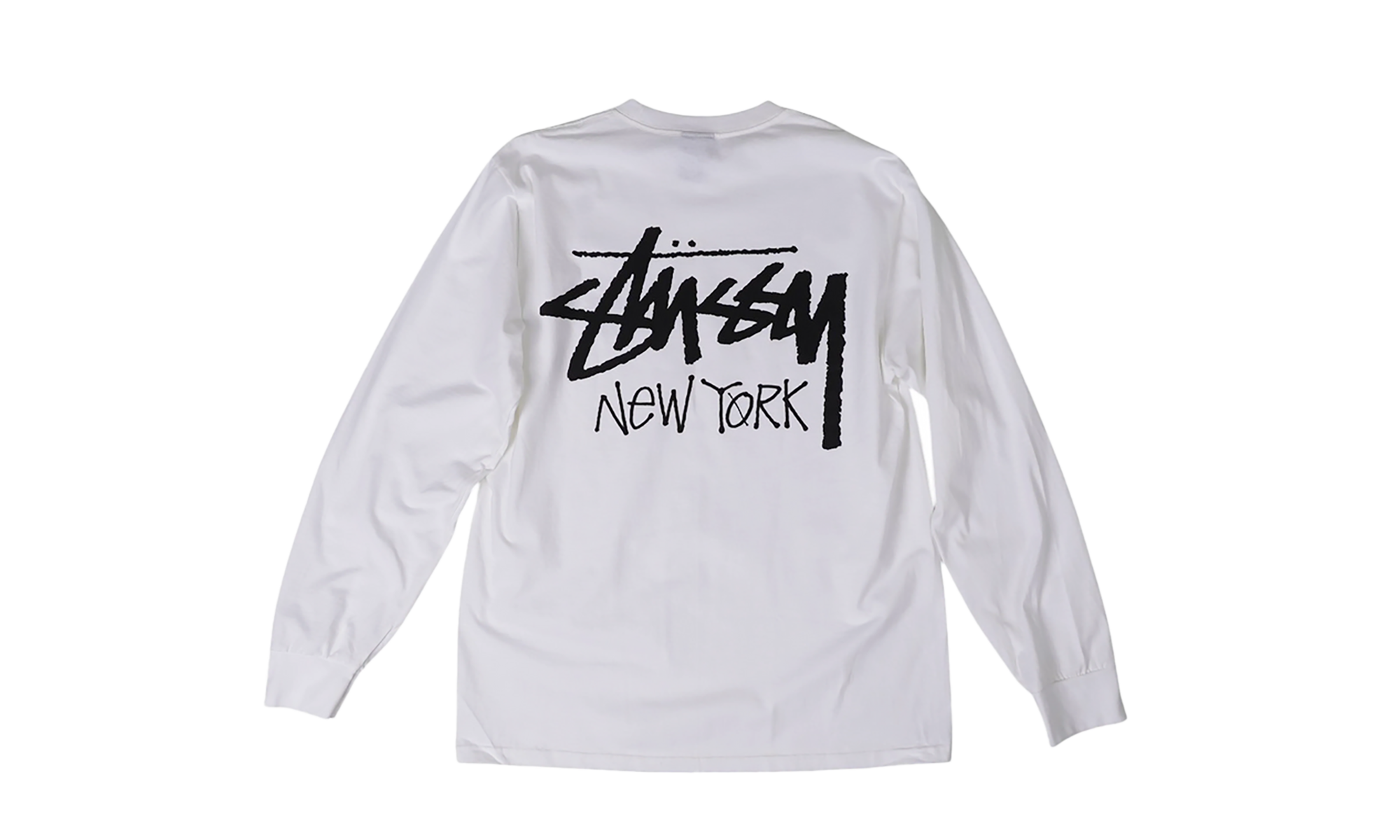 Longsleeve Tee "New York Exclusive - White" STUS11